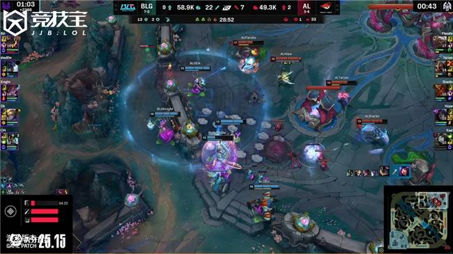 LOL-LPL: AL讓(ràng)一追二击败BLG
