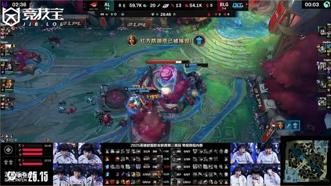LOL-LPL: AL讓(ràng)一追二击败BLG