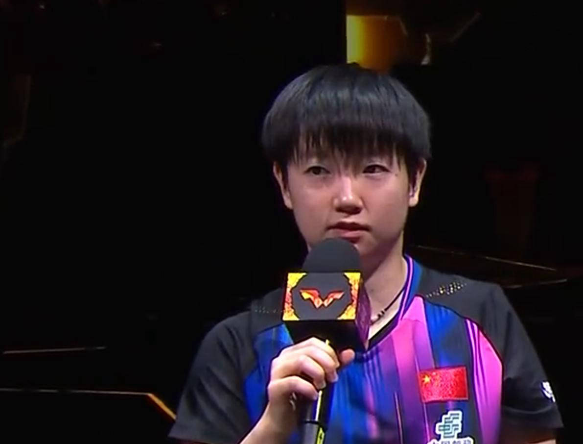 王楚钦孙颖莎混双奪(duó)冠赛后采訪(fǎng)